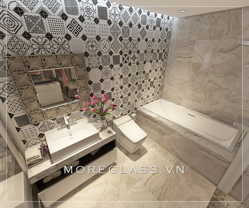 Thiết kế phòng tắm biệt thự